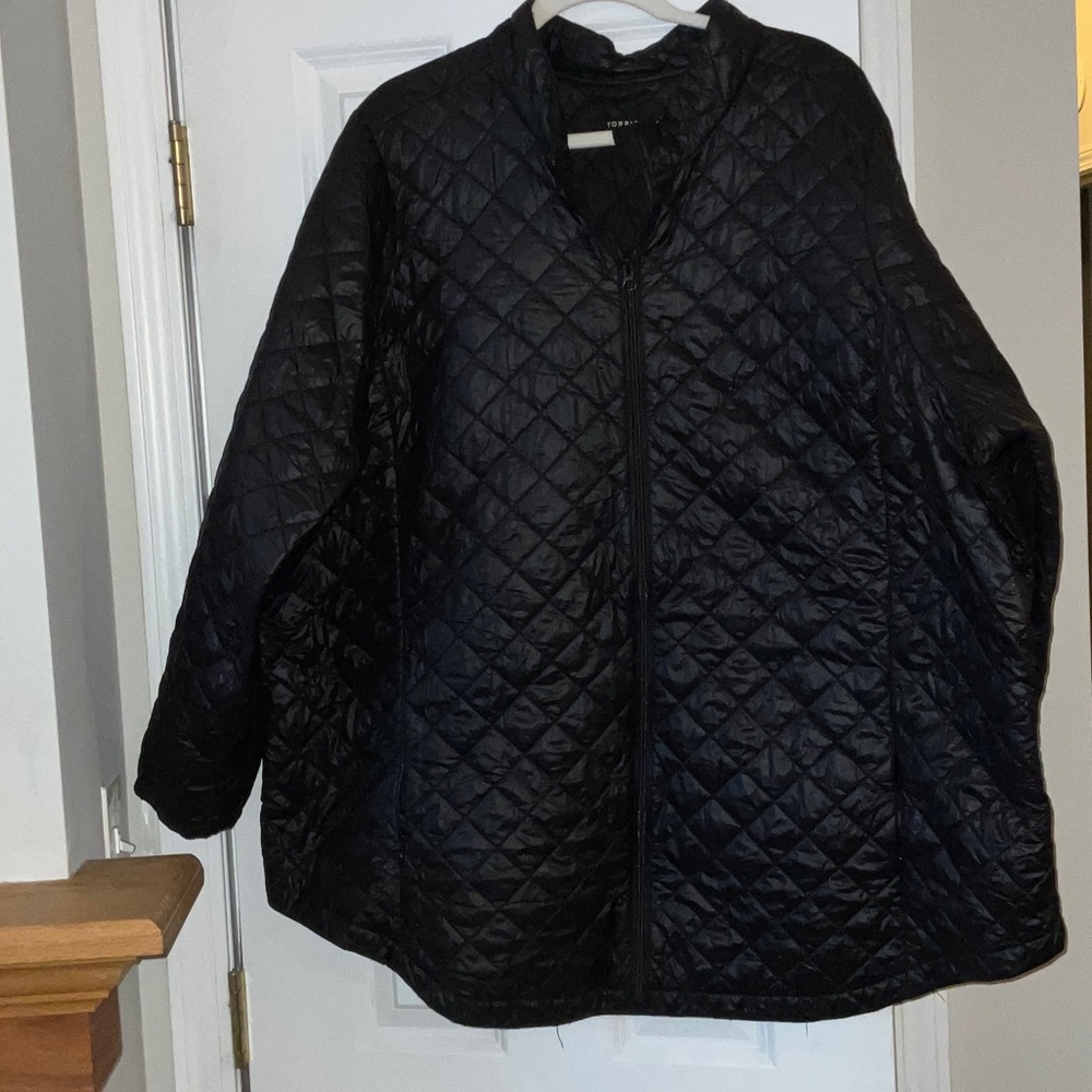 torrid Black Quilted Diamond Puffer Jacket